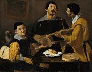 Diego Velazquez Musical Trio (df01) USA oil painting artist